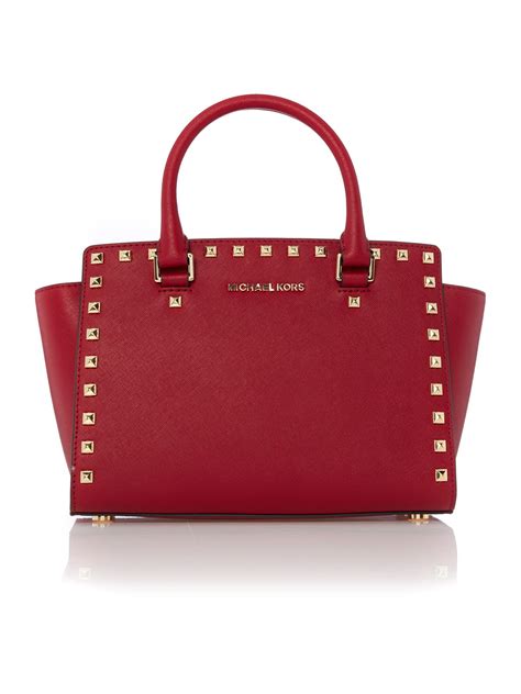 red handbag michael kors|michael kors handbags red used.